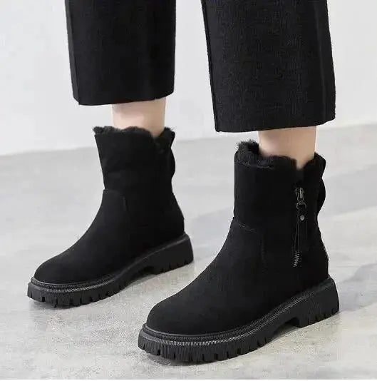 Velvet Snow Boots for Women – Cozy &amp; Stylish Winter Footwear