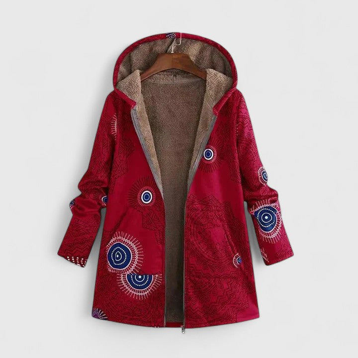 Women's Jacket | Geometric Print & Soft Lining 1