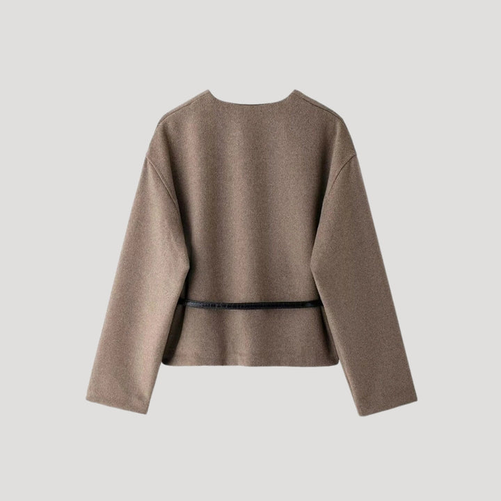 Ella | Women’s Spring Belted Wrap Jacket Top Caliboot