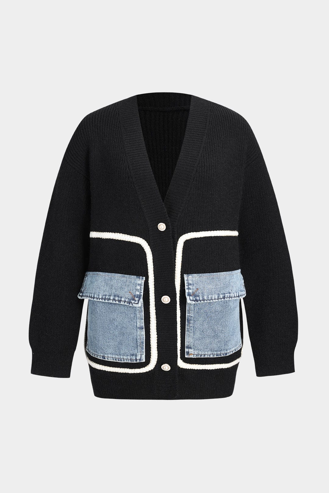 Women's Knitted Cardigan | Pocket Detail & Relaxed Fit