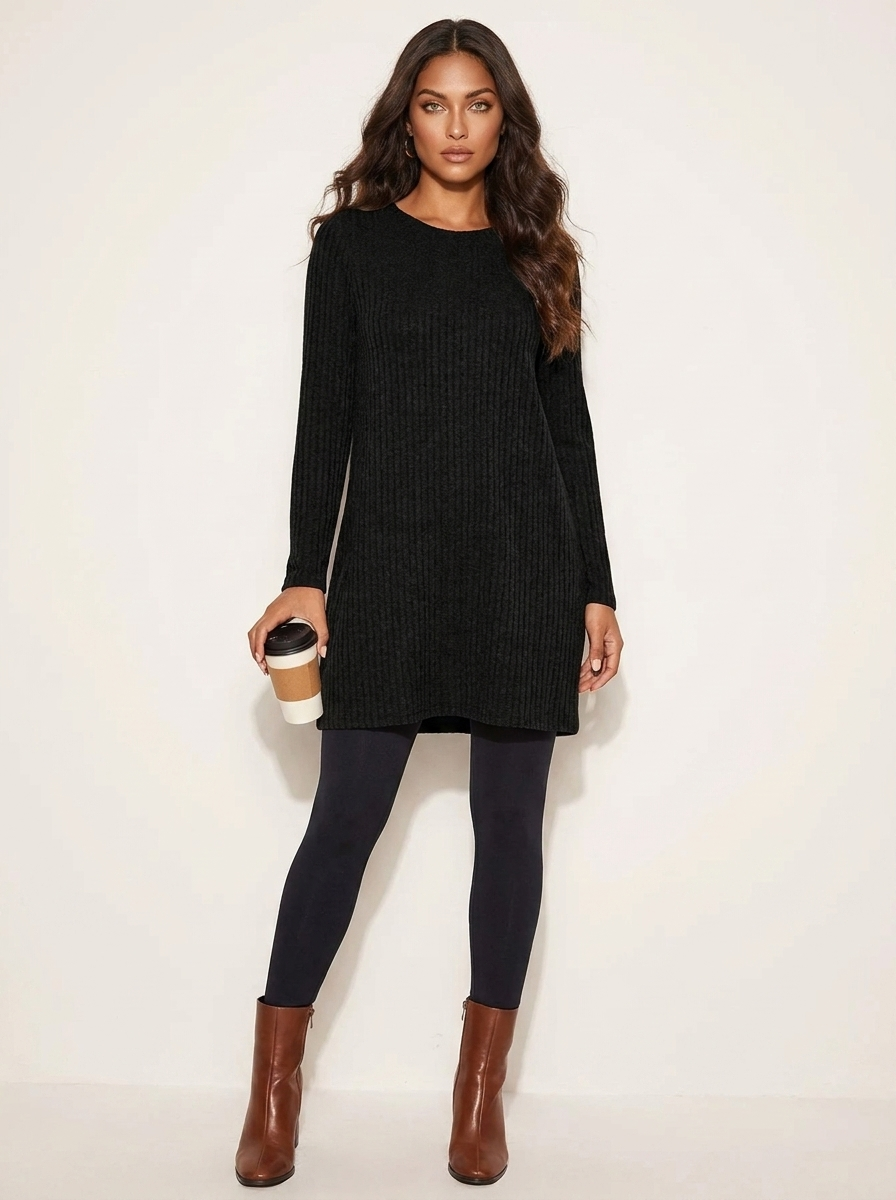 Women's Knitted Tunic | Loose Fit & Long Sleeves