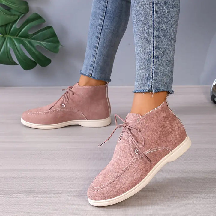 Lace-Up Short Boots for Women – Stylish &amp; Comfortable Footwear
