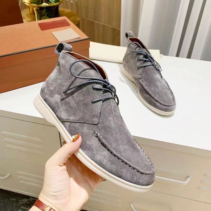 Lace-Up Short Boots for Women – Stylish &amp; Comfortable Footwear