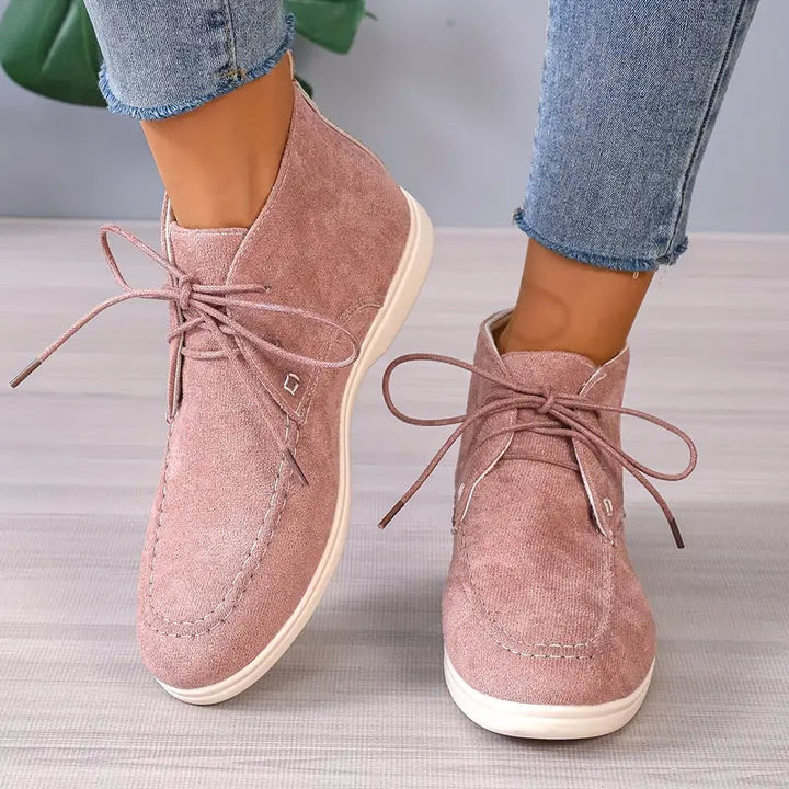 Lace-Up Short Boots for Women – Stylish &amp; Comfortable Footwear