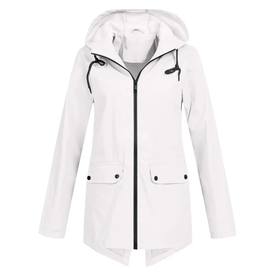 Waterproof Long Jacket for Women – Stylish &amp; Functional-Caliboot