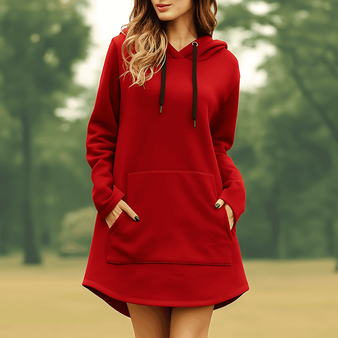 Women's Long Sweatshirt | Hood & Everyday Comfort