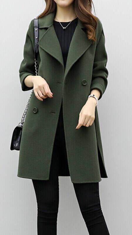 Women's Long Trench Coat | Tailored & Warm