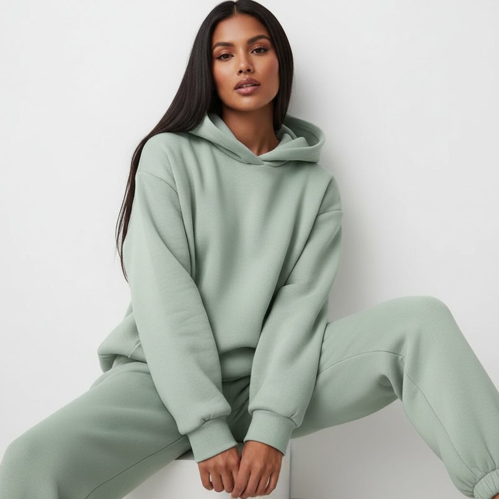 Dames Oversized Loungewear Set – Zachte Comfortabele Pasvorm - AIDA LENA