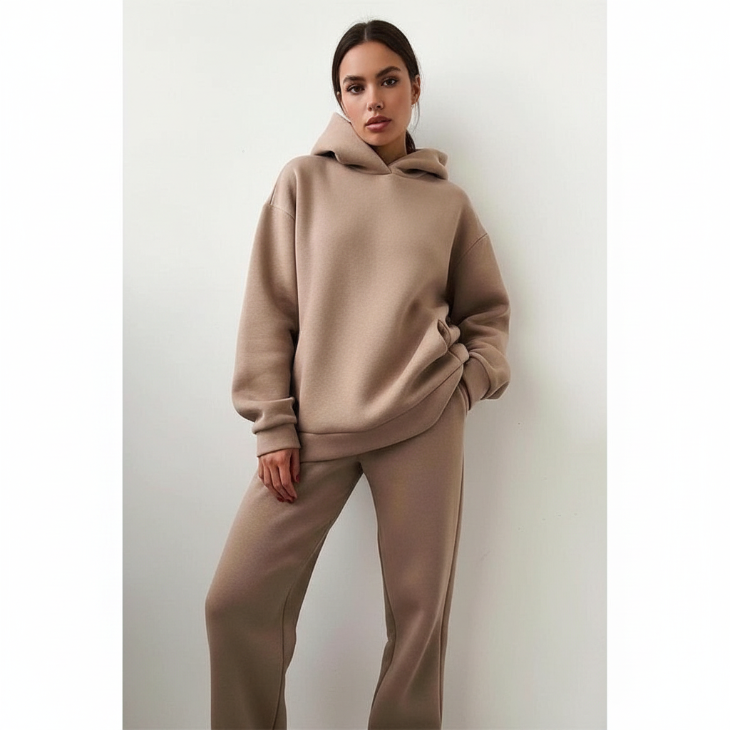 Dames Oversized Loungewear Set – Zachte Comfortabele Pasvorm - AIDA LENA