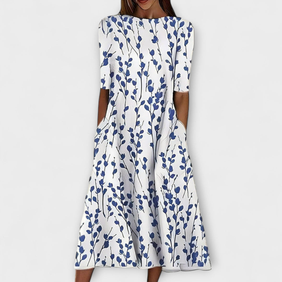 Women's Midi Dress | Floral Print & Romantic Summer Style