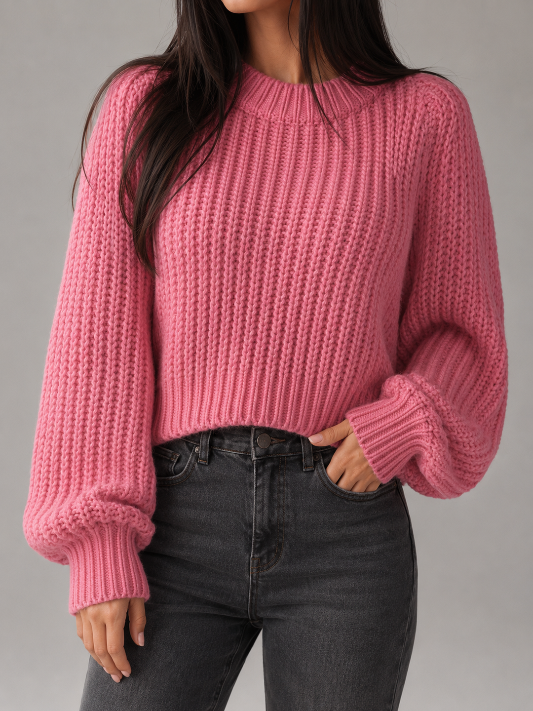 Chunky Knit Oversized Sweater
