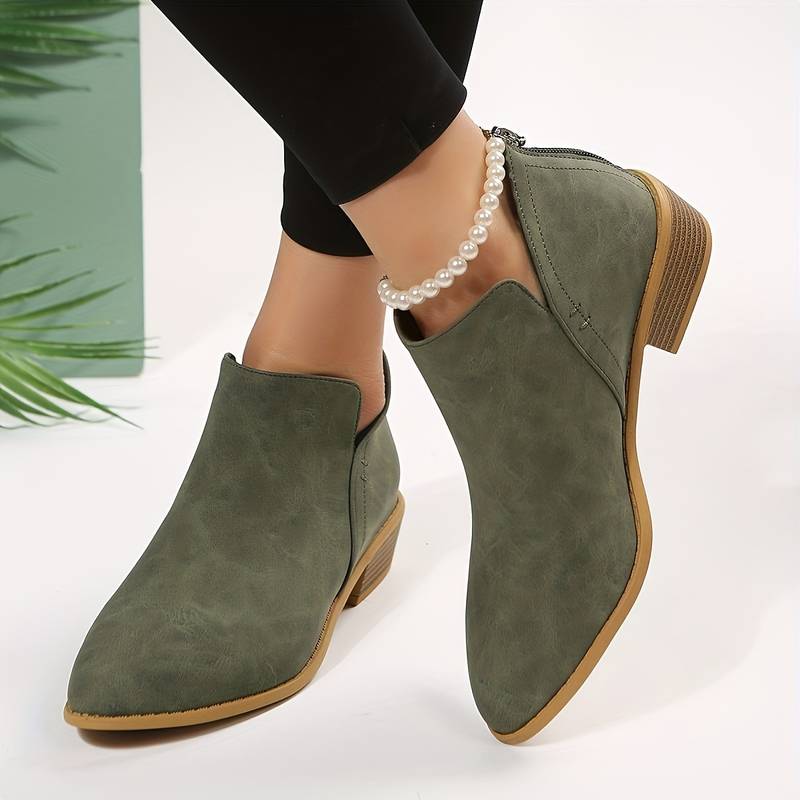 Pointed Toe Ankle Boots for Women – Elegant &amp; Comfortable