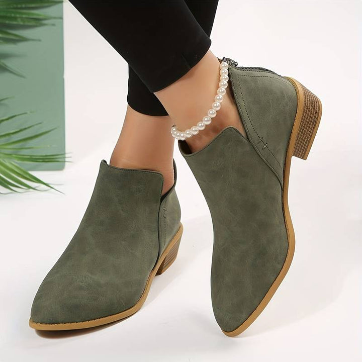 Pointed Toe Ankle Boots for Women – Elegant &amp; Comfortable