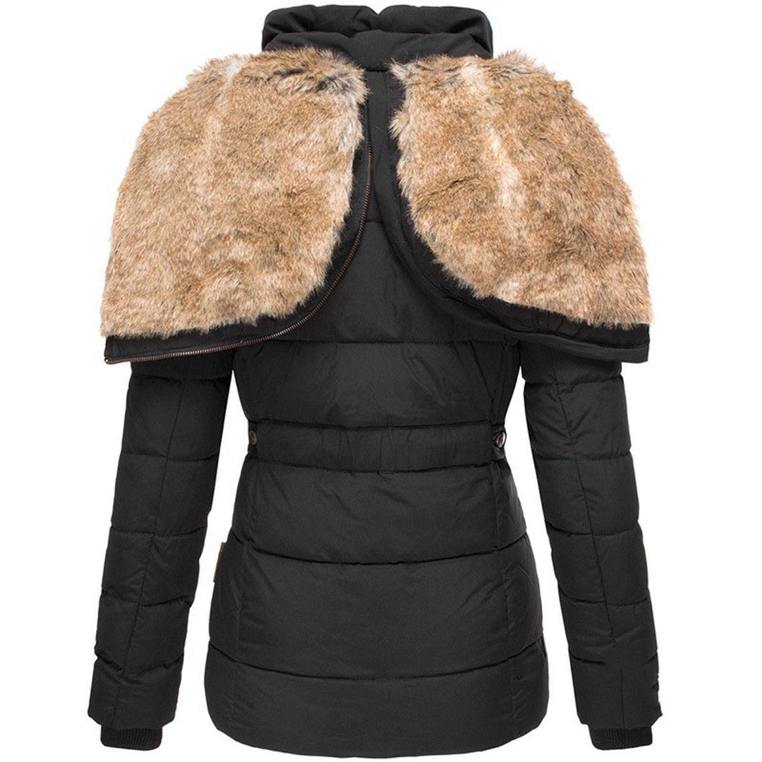 Gabrielle | Women’s Winter Puffer Jacket with Fur Hood Caliboot