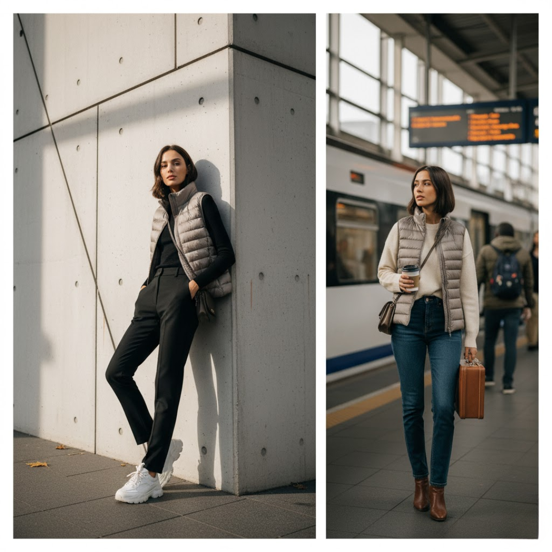Alisette - Sleeveless Quilted Vest
