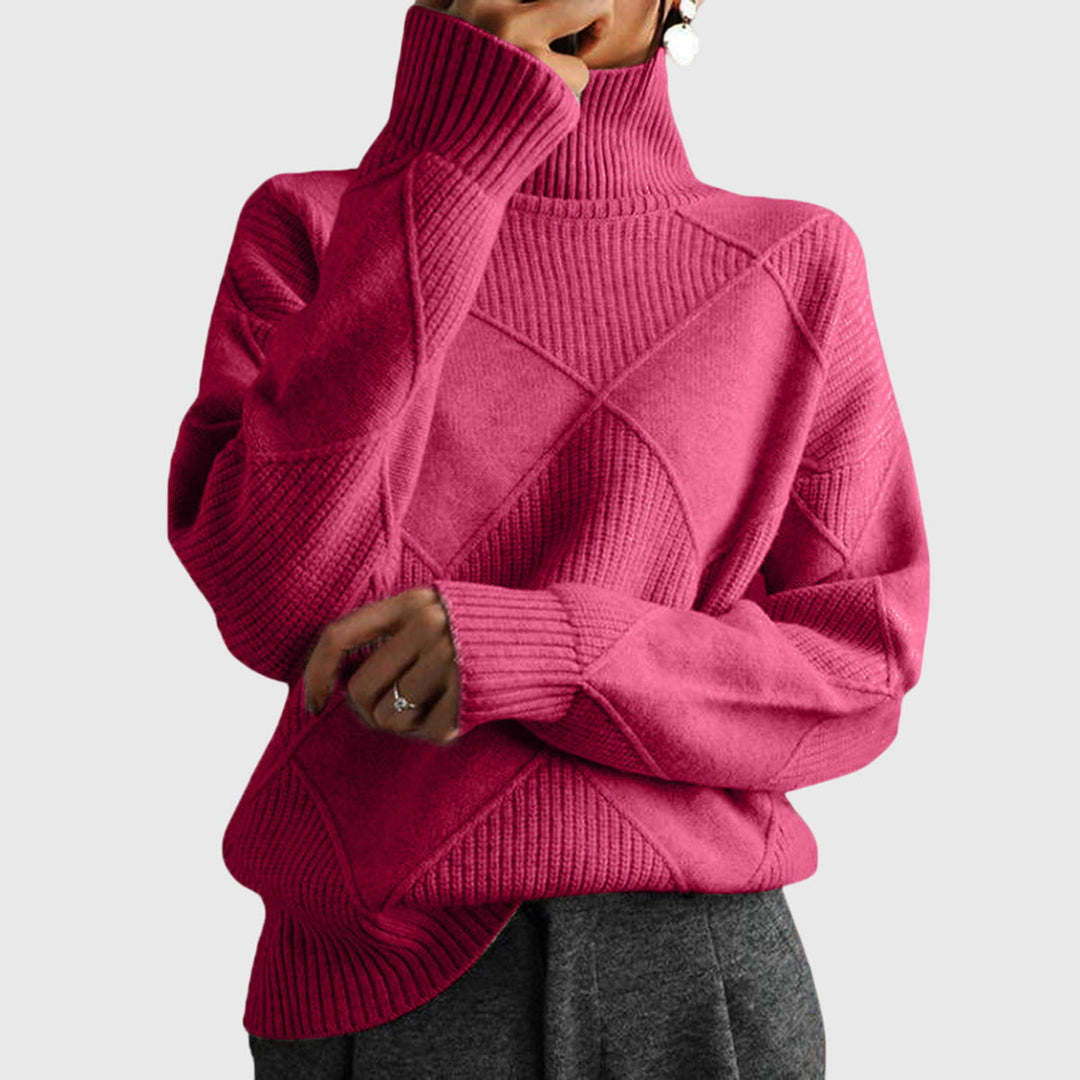 Women's Roll Neck Jumper | Soft Knit & Warm