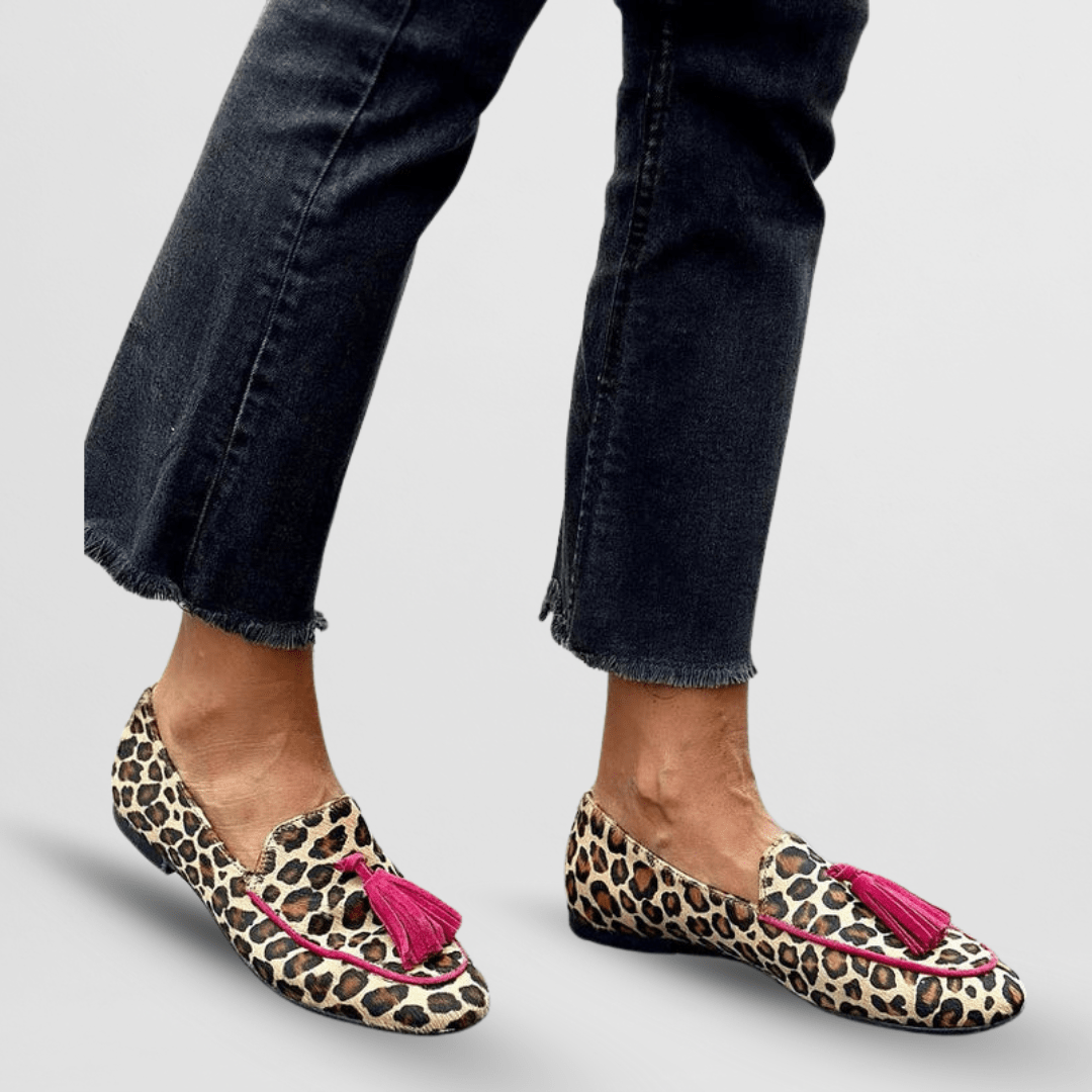 Women's Slippers | Fringe Detail & Non-Slip Sole