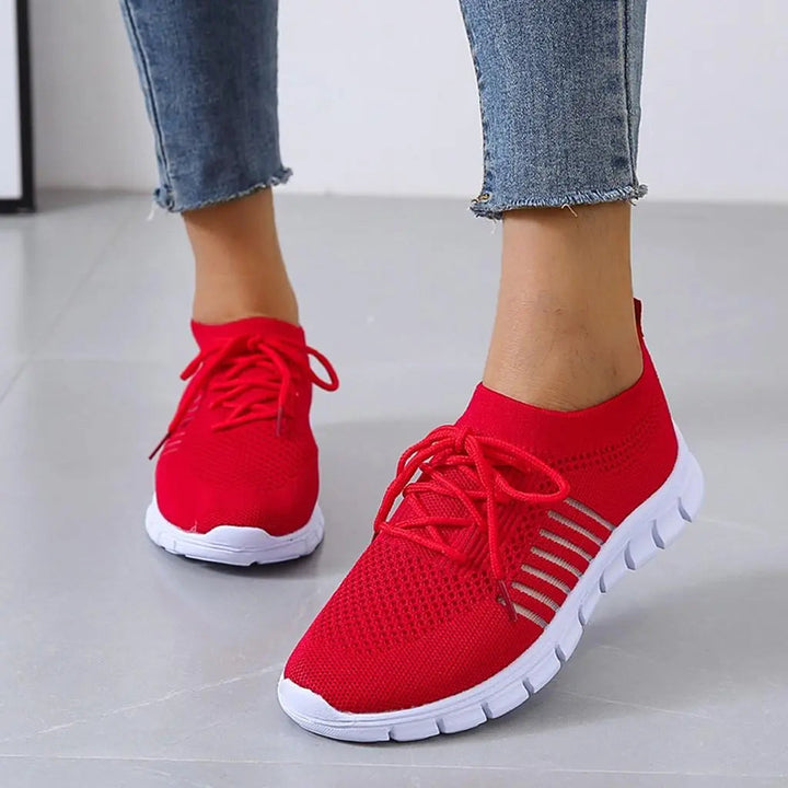 Breathable Knit Sneakers for Women – Lightweight &amp; Comfortable