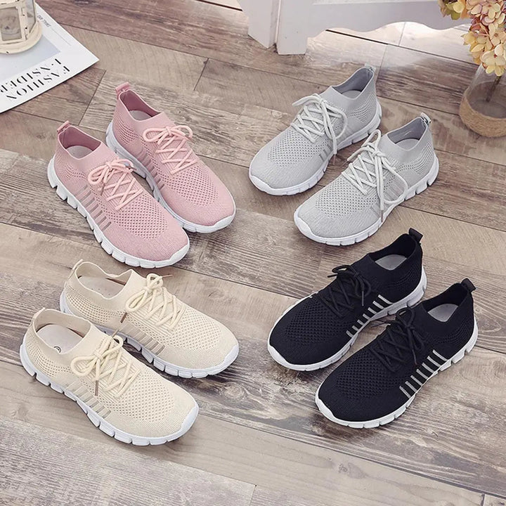 Breathable Knit Sneakers for Women – Lightweight &amp; Comfortable