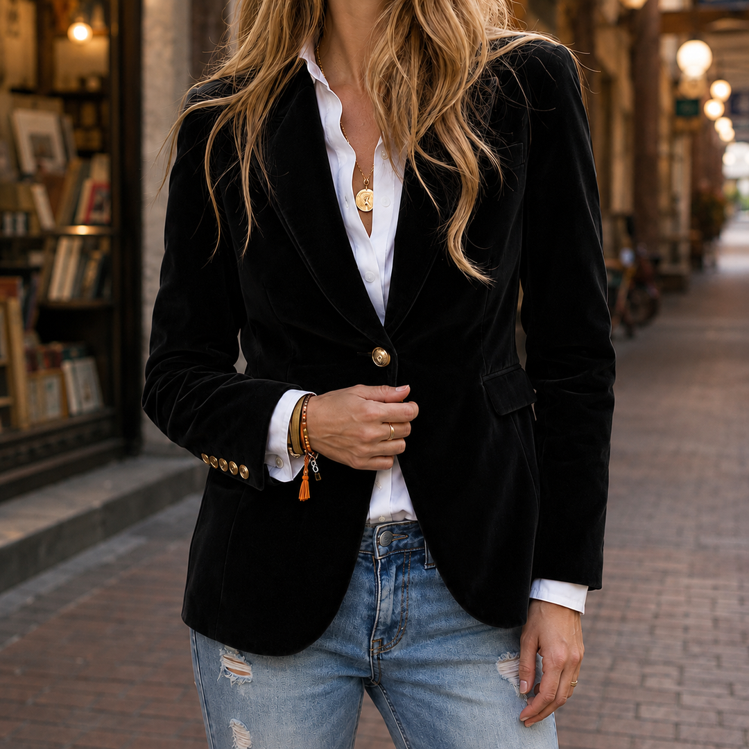 Blazer Donna Elegante | Vestibilità Slim con Revers Classico 3
