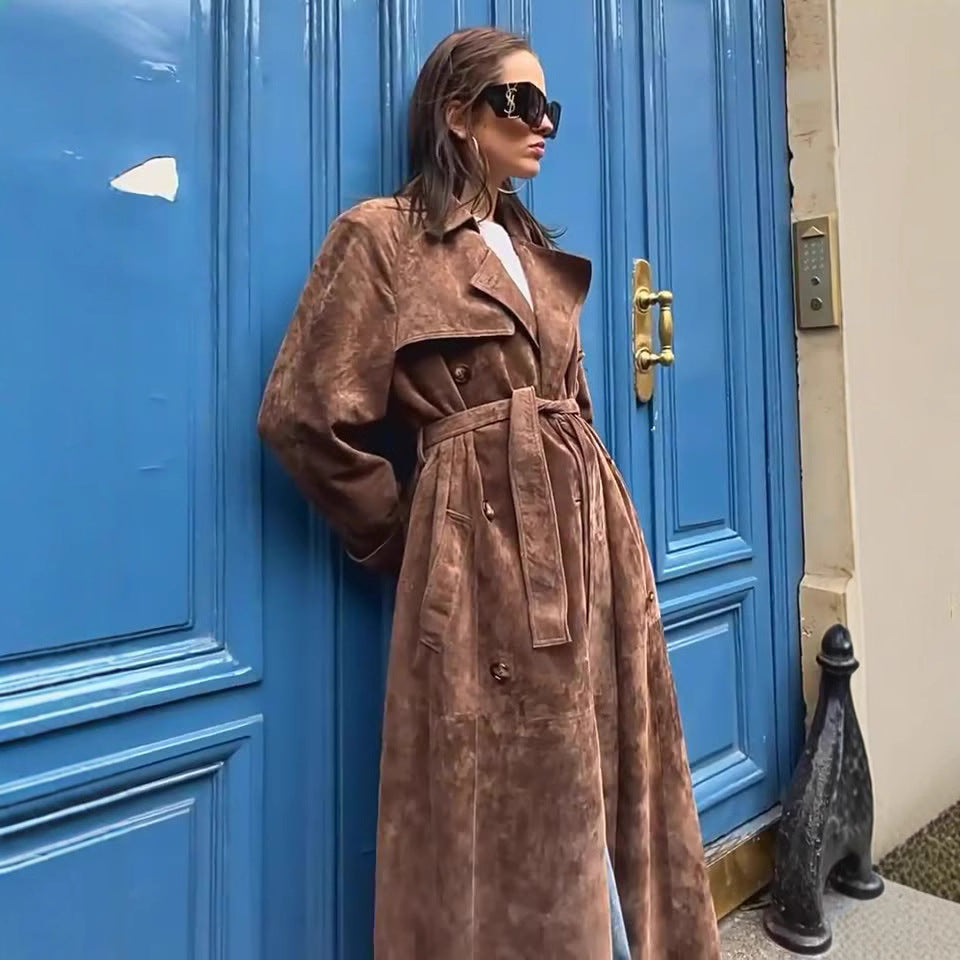 Women's Trench Coat | Belted & Fitted Design 1