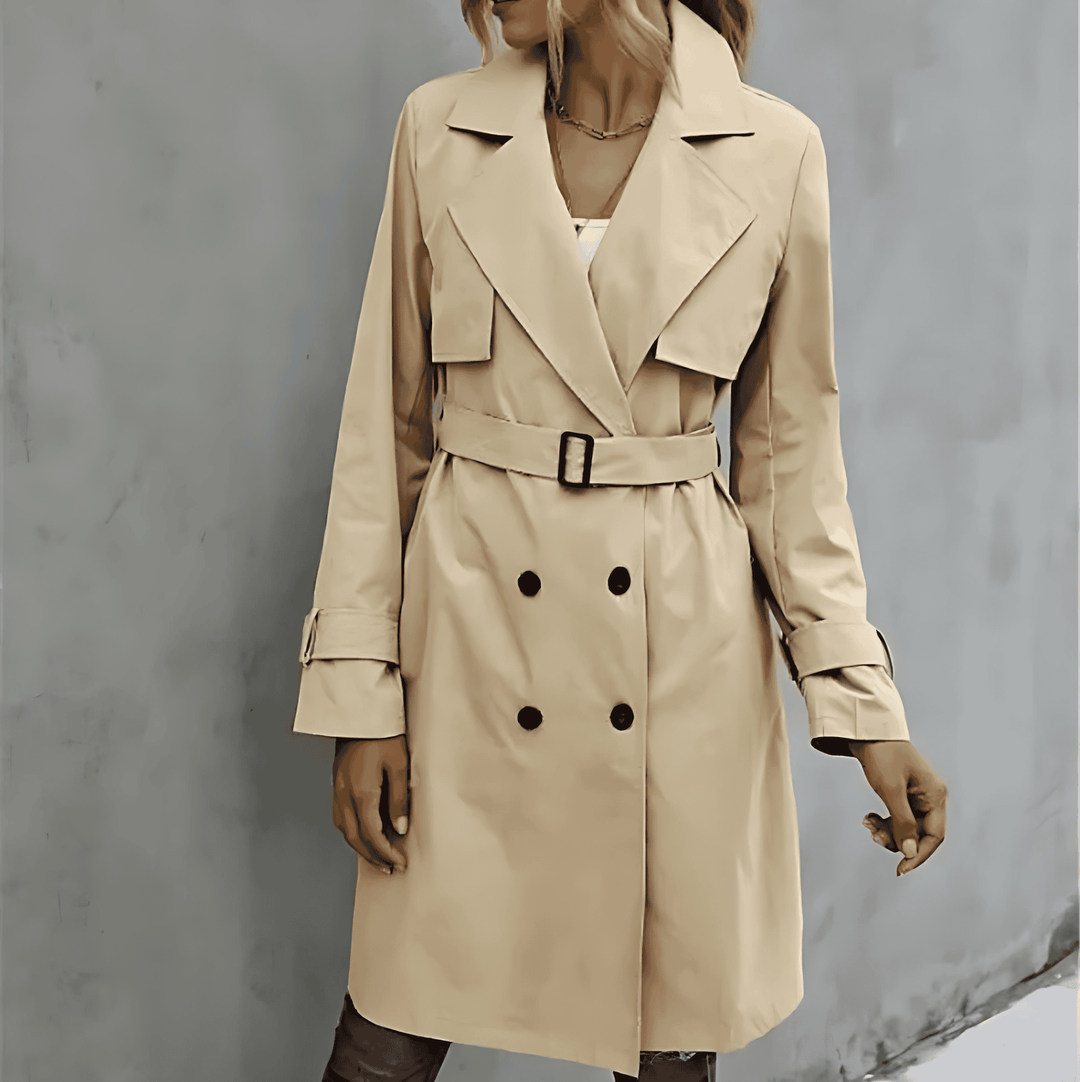 Women's Trench Coat | Double-Breasted & Everyday Comfort