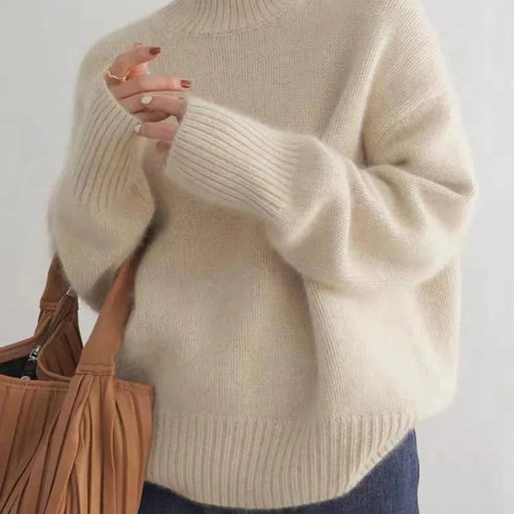 Pull Col Roulé Oversize en Cachemire Caliboot