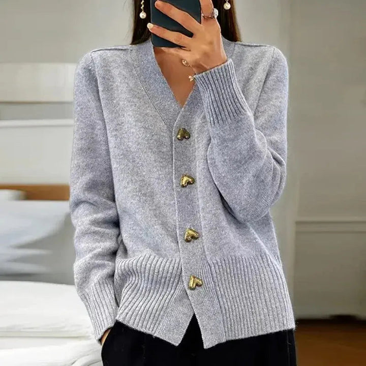 V-Neck Cardigan Sweater for Women – Stylish &amp; Cozy Layering Piece 2