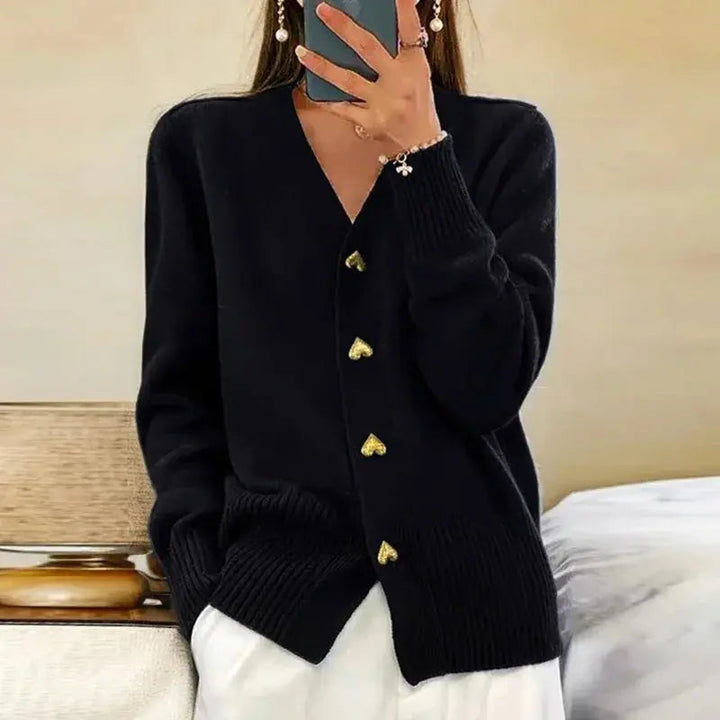 V-Neck Cardigan Sweater for Women – Stylish &amp; Cozy Layering Piece 3