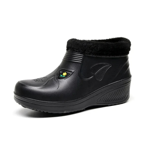 Waterproof Black Ankle Boots for Women – Cozy &amp; Stylish Winter Essential