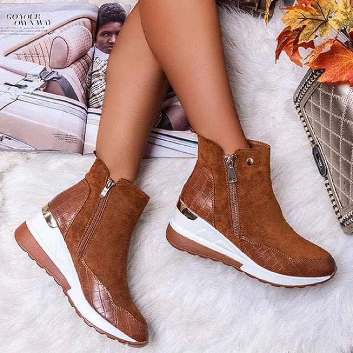 Wedge Heel Winter Boots for Women – Stylish &amp; Cozy Comfort