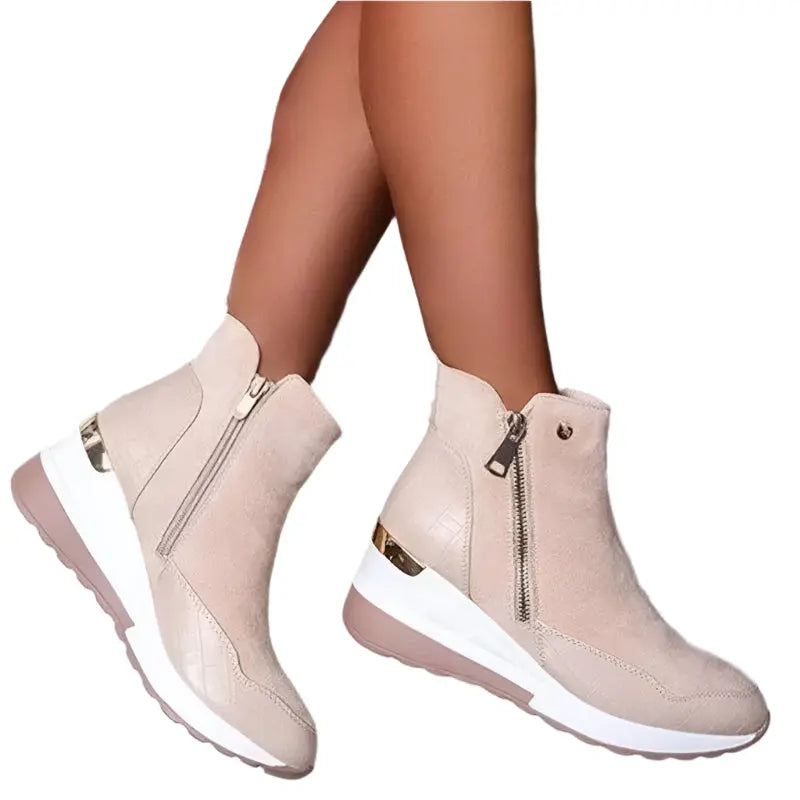 Wedge Heel Winter Boots for Women – Stylish &amp; Cozy Comfort