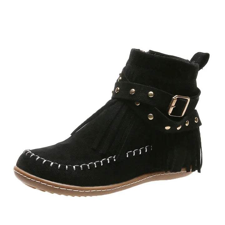 Round Toe Winter Boots for Women – Stylish &amp; Comfortable