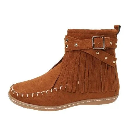 Round Toe Winter Boots for Women – Stylish &amp; Comfortable
