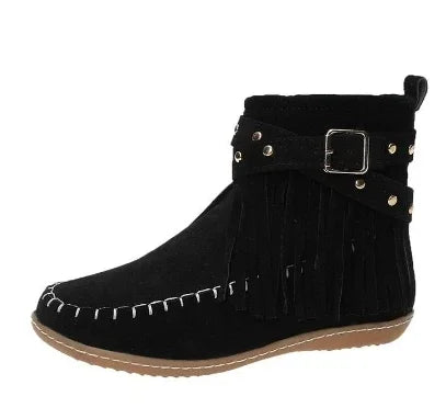 Round Toe Winter Boots for Women – Stylish &amp; Comfortable