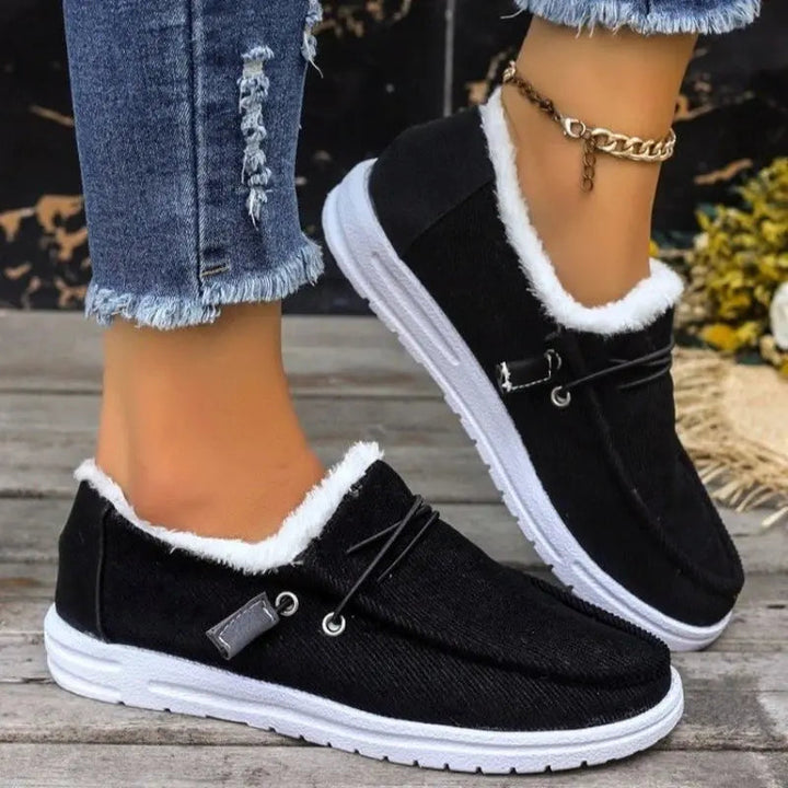 Thick Velvet Winter Shoes for Women – Cozy &amp; Stylish Comfort