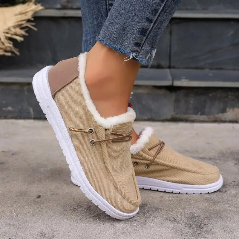 Thick Velvet Winter Shoes for Women – Cozy &amp; Stylish Comfort