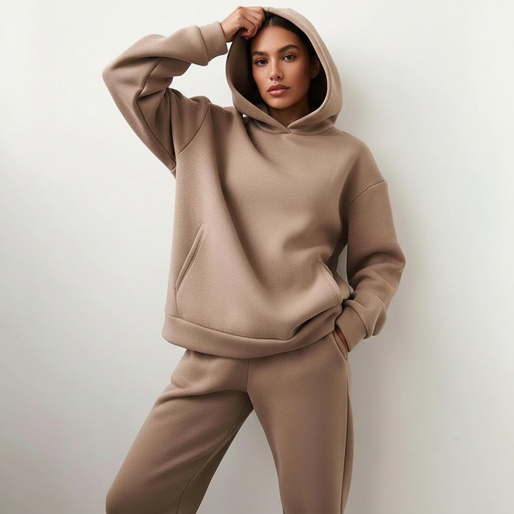 Dames Oversized Loungewear Set – Zachte Comfortabele Pasvorm - AIDA LENA