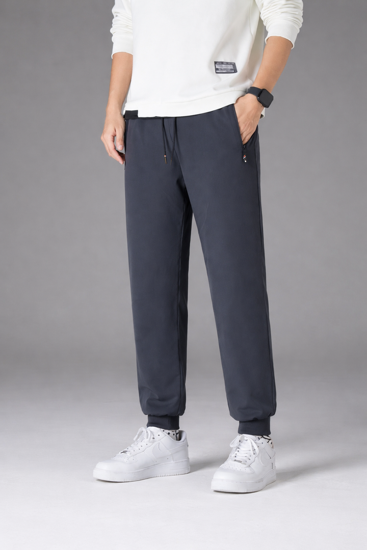 Relaxed Fit Ankle-Length Joggers for Women – Cozy Comfort &amp; Practical Design Caliboot