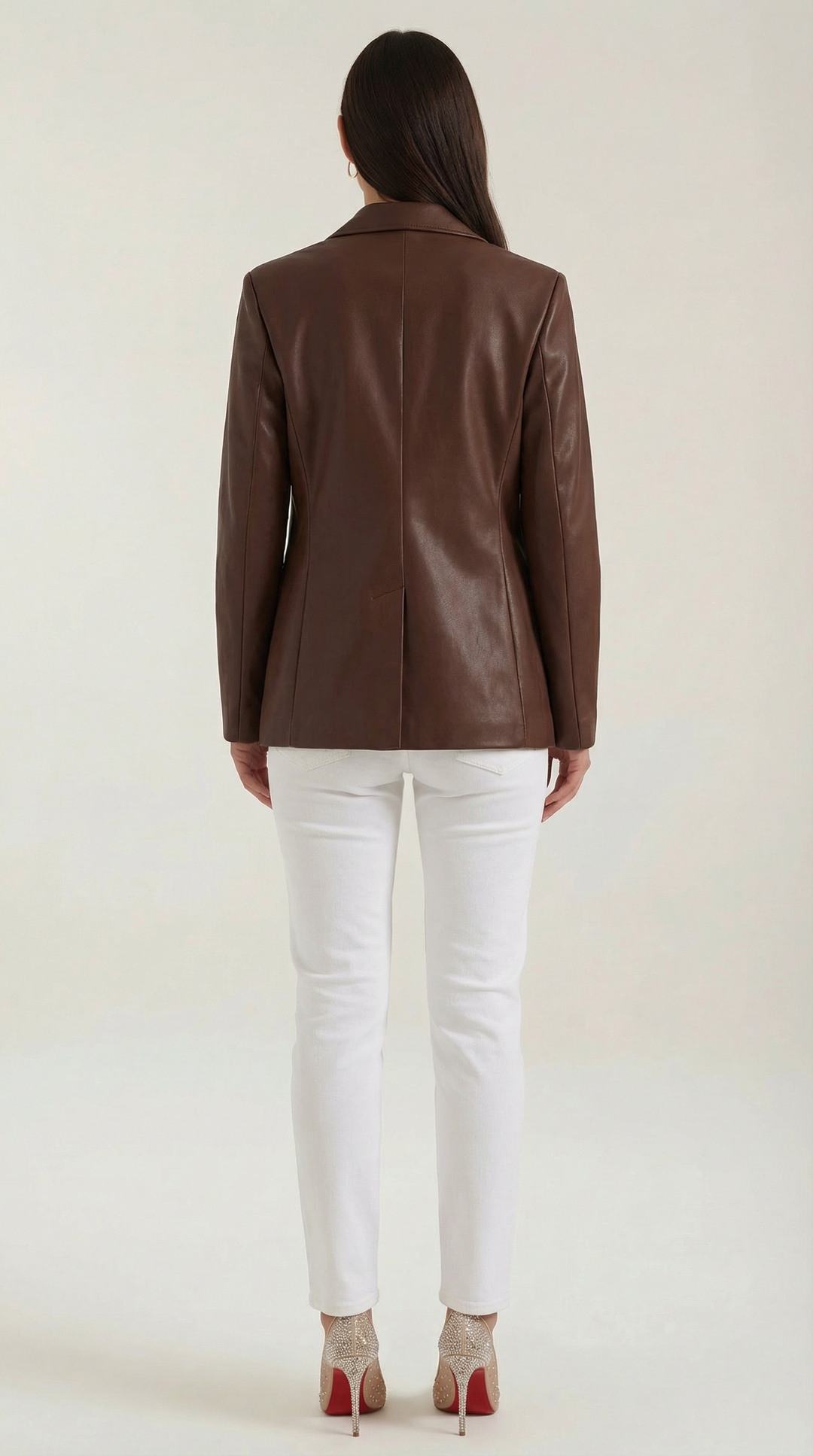 Blazer Donna Oversize | Effetto Lucido Strutturato 9
