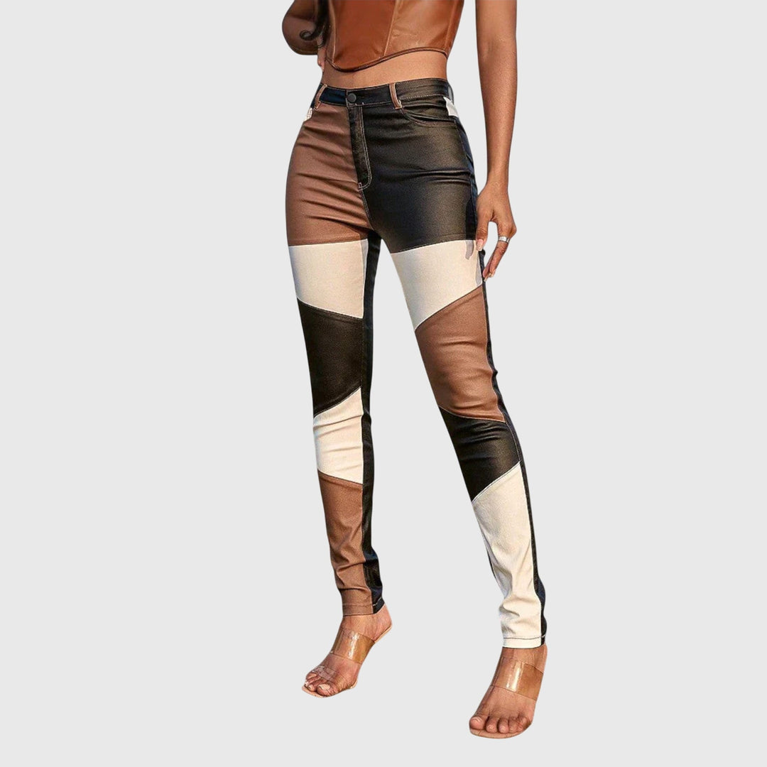 Women's Tube Pants | Colour Block Design 1