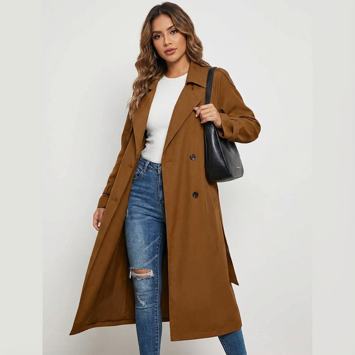 Trench Donna Lungo | Vestibilità Dritta e Comoda 7