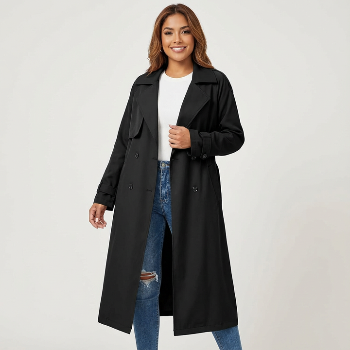 Trench Donna Lungo | Vestibilità Dritta e Comoda 8