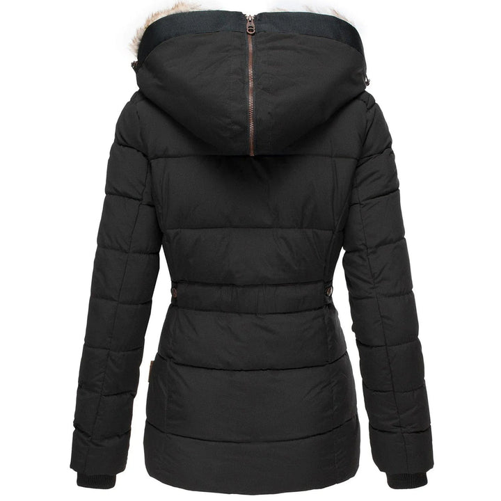 Gabrielle | Women’s Winter Puffer Jacket with Fur Hood Caliboot