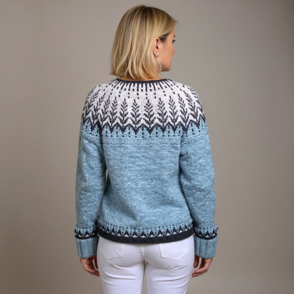 Cardigan Donna Vintage | Motivi Nordici e Calore Avvolgente 3