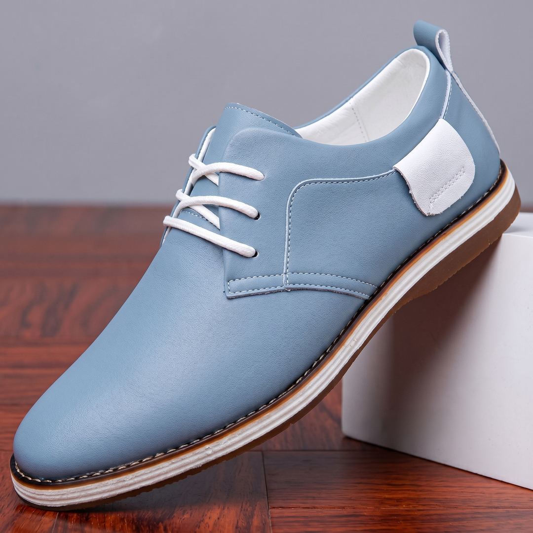 Men's Derby Shoes Lace Up Cushioned Comfort Footwear 1
