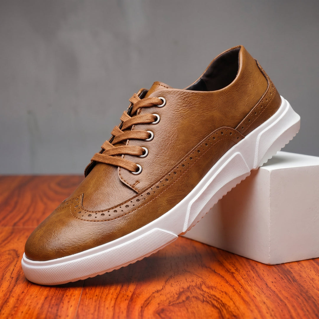 Men's Brogue Sneaker Orthopedic Support Walking Shoe 1