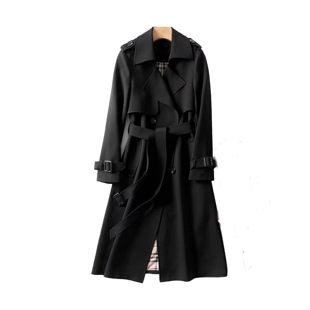 Victoria | Women’s Double-Breasted Belted Trench Coat Caliboot