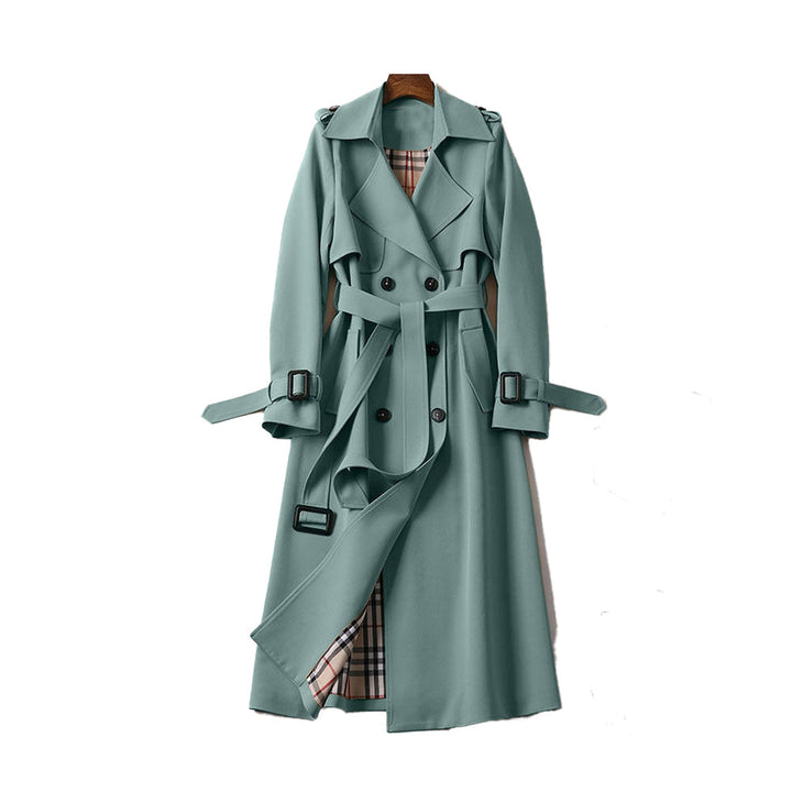 Victoria | Women’s Double-Breasted Belted Trench Coat Caliboot
