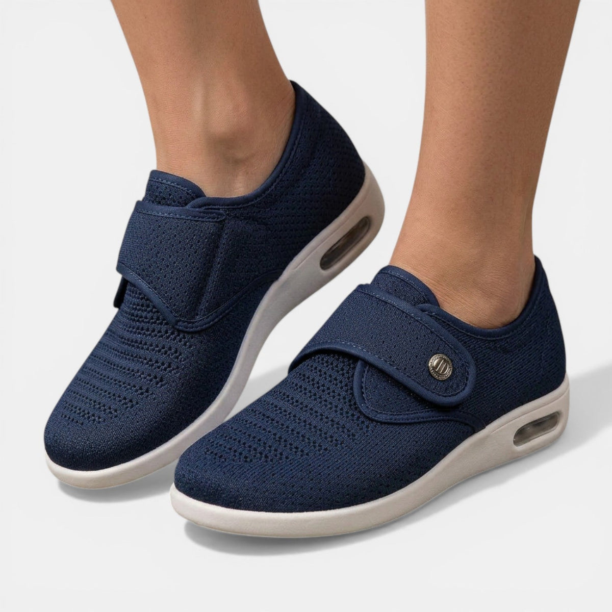 Sneakers Ortopediche Donna | Pianta Larga con Cinturino Regolabile 4